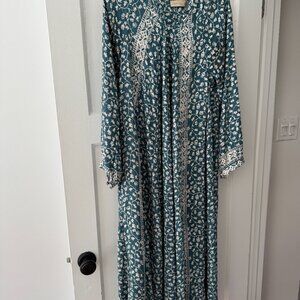 Natalie Martin Fiore Maxi Dress - Size Small - 100% Silk